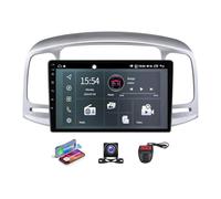 Radio estéreo para coche ZCZANT con navegación GPS para Hyundai Accent 3 2006-2011, pantalla táctil de 9 pulgadas, 2 DIN, FM, RDS, DAB+, reproductor multimedia Bluetooth con CarPlay, Android Auto, cá