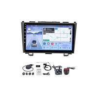 Radio estéreo para Coche ZCZANT Double DIN de 9 Pulgadas con Android para Honda CR-V 2007-2011, Radio para Coche con Bluetooth, Compatible con teléfono móvil, Mirror Link, Control del Volante y cámar
