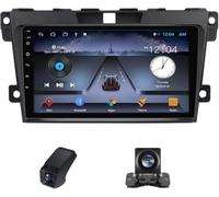Radio estéreo para Coche ZGYBDH de 9" Doble DIN para Mazda CX7 CX-7 CX 7 ER 2009-2012 con CarPlay/Android Auto/Bluetooth, Pantalla táctil, cámara de Marcha atrás, FM/Am/RDS/DSP, 4G LTE/5G/Wi-Fi/GPS.