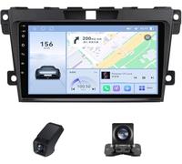 Radio estéreo para Coche ZGYBDH de 9" Doble DIN para Mazda CX7 CX-7 CX 7 ER 2009-2012 con CarPlay/Android Auto/Bluetooth, Pantalla táctil, cámara de Marcha atrás, FM/Am/RDS/DSP, 4G LTE/5G/Wi-Fi/GPS.
