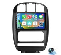 Radio estéreo para Do-dge Grand Caravan Chrysler Town Country 2001-2007 CarPlay inalámbrico Android Auto unidad principal pantalla táctil de 10" Bluetooth GPS navegador WiFi cámara(Color:4 CORE 2+32G)