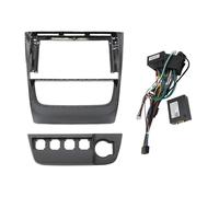Radio Fascia Frame Marco de panel de audio for automóvil, adaptador de montaje de audio de 9 pulgadas, kit de molduras for tablero, compatible con reproductor de radio de doble DIN VW Golf G6/Voyage/S