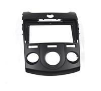 Radio Fascia Marco de radio para coche compatible con KIA FORTE MANUAL AC con pantalla de 9 pulgadas, panel de instalación para salpicadero, bisel estéreo Consola central del coche Panel(Black)