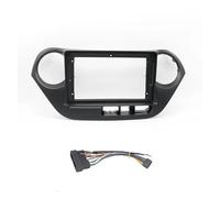 Radio Fascias GPS Mp5 Reproductor Estéreo 2 DIN Unidad Principal Panel Tablero Marco Instalación para Hyundai I10 2014-2017 9 Pulgadas Marco Panel(Marco-Izquierdo-cordón)