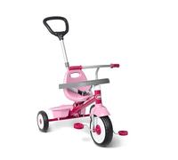 Radio Flyer 3 en 1 Triciclo Stroll 'N Trike, Triciclo Rosa para niños pequeños de 1,5 a 5 años
