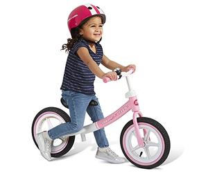 Radio Flyer Air Ride, Bicicleta de Equilibrio para niños pequeños, Edades de 1,5 a 5 años, Bicicleta Rosa y Blanca de Equilibrio