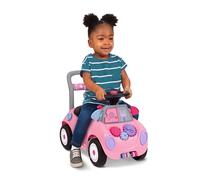 Radio Flyer Creativity Car, Juguete correpasillos para Sentarse o Estar de pie para niños pequeños, Edades de 1 a 3 años, Juguete Rosa correpasillos para niños