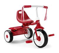 Radio Flyer- Juegos de Viaje y de bolsilloBicicletasRADIO FLYERTriciclo Plegable, Color Rojo (415A)