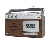 Radio FM Casete Muse M-152 WS Portátil con Micrófono