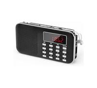 Radio FM compacta Walkman, tu compañero de viaje ideal, compatible con memoria USB/tarjeta Micro SD/reproducción de MP3, funciona con pilas, de