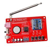 Radio FM DIY Kit 87-108MHz Soldadura Práctica con Jack 3.5mm para Electrónica Principiantes y Proyectos Educativos (sin funda)