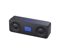 Radio FM port?til, altavoz inal?mbrico Bluetooth 5.0, mini reproductor de m?sica MP3, compatible con tarjeta TF, disco U, carga USB, radio A