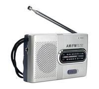 Radio FM Portátil, Radio de Transistor Am FM con Conector para Auriculares, radios de O NDA Corta Portátil con Pilas 2AA, radios de Uso de Emergencia, para Interiores Exteriores