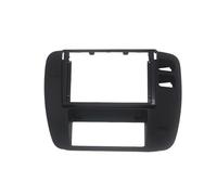 Radio Frame Fascia 9" Car Radio Fit for Nissan Patrol 1997-2005 Video Panel Player Audio 2 DIN Stereo Frame Mount Kit Cord Adapter Installation Kit(LHD Mahogany,Fascia and Cable)