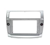 Radio Frame Fascia 9 Inch Car Fascia Radio Panel DVD Panel Fit for Dash Kit Install Adapter Console Frame Fit for Citroen C4 C-Triomphe C-Quatre 04-14 Parts Installation Kit