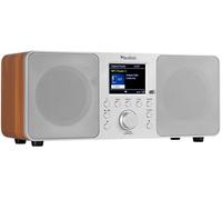 Radio Genua FM/DAB+ Bluetooth 50W (Plata/Marrón) - AUDIZIO