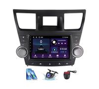Radio GPS para coche Android 13 para Toyota Highlander 2 XU40(2007-2013) Radio GPS para coche FM de 9 pulgadas pantalla táctil navegación GPS DSP Bluetooth CarPlay control en el volante y cámara DVR(N