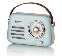Radio Haeger RB-BLU.002A portátil FM 5 W Bluetooth batería 12 h turquesa