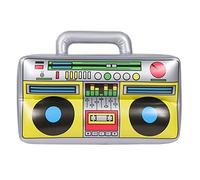 Radio Hinchable,Retro Radio,Reproductor De Música Hinchable,Inflable Retro Blaster,Hip Hop Radio Walkman,Juguetes Inflables,Accesorios De Fiesta para Niños,para Decoraciones De Fiesta