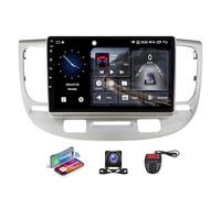 Radio HYNMSM Android 13 para Kia RIO 2 RIO2 2005-2011 con Carplay inalámbrico Android Auto, pantalla táctil de 9 pulgadas, navegación GPS, SWC, Bluetooth 5.0, FM, RDS, cámara de marcha atrás y DVR (N