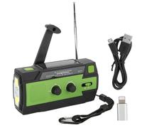 Radio impermeable para aventuras al aire libre, AM/FM, NOAA, sonido nítido, estación meteorológica de emergencia con sensor de movimiento,
