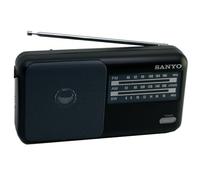Radio Ks120P Radio FM/Am/SW, 3 Bandas - Negra, Funciona con Pilas, Entrada Auxiliar 3.5 mm, 19.5 x 9.5 x 19.5 cm, 300 g (Negra)
