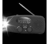 Radio Linterna De Supervivencia Reproductor Multifuncional Reutilizable