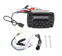 Radio Marina a Prueba de Agua Receptores Estéreo para Automóvil Altavoces Marinos Bluetooth para Automóvil Radio AM/FM Receptor Estéreo 12V DC Reproductor de MP3 Sonido Estéreo para Yate Caravana In
