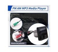 Radio Marina FM AM MP3 Reproductor Multimedia EstéReo Impermeable USB AUX Receptor para UTV ATV SPA RZR