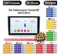 Radio con GPS para coche, reproductor Multimedia con Android, 2 DIN, Audio estéreo, para VW Passat B7 B6 CC Volkswagen Carplay 2010-2015 10.33 inch S4