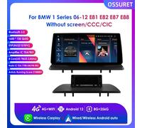 Radio Multimedia con GPS para coche, reproductor con pantalla QLED de 10,33 pulgadas, Carplay inalámbrico, Android, CIC, CCC, para BMW Serie 1, E81, E82, E87, E88, 2006 - 2012 NO Screen 8G 256G