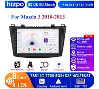 Radio Multimedia con GPS para coche, reproductor de vídeo con Carplay, 4G, DSP 7862, pantalla QLED, P1L(4Core 1G 16G)