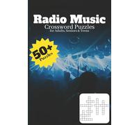 Radio Music Crossword: Crossword Puzzles with Easy to Read Print about Popular Radio Music, Albums, Artists and More | 6x9 inches, 120 pages | 50+ ... Gift for Vacation, Holidays and Relaxation