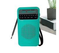 Radio Operado por Batería | Radio Personal | Electrónico a Pilas con Altavoz Inalámbrico y Sintonizador para Escuela, Trabajo, Camping, Hogar, Gimnasio, Viajes, Exteriores, Hombres y Mujeres