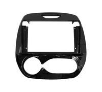 Radio Panel Conjunto Marco De Panel Salpicadero Plástico para Radio Coche 2 DIN 9 Pulgadas para Captur Manual 2016-2019 Instalación DVD GPS Mp5 Kit Montaje