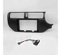 Radio Panel Conjunto Marco De Tablero Radio Coche 2 DIN 9 Pulgadas para Kia para Rio K3 2012-2015 Panel Montaje Estéreo Grande