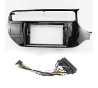 Radio Panel Conjunto Marco De Tablero Radio Coche 2 DIN 9 Pulgadas para Kia para Rio K3 2012-2015 Panel Montaje Estéreo Grande