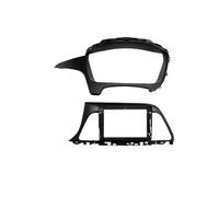 Radio Panel Set Para Hyundai Para Sonata 9 2015 2016 2017 2018 Banda Radio Coche DVD Placa Estéreo Marcos Kit Panel Marco Instalación Bisel Fascia Fascia Marco