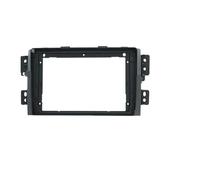 Radio Panel Set Para Kia Para Borrego Kit Adaptador Fascia Marco Coche Montaje Panel Salpicadero Radio Android Negro Mate 9 Pulgadas 2Din Cable Vídeo Fascia Marco