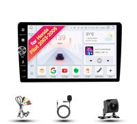 radio pantalla 2 din para Honda Pilot 2003-2005t con Android 13 pantalla táctil Autoradio IPS de 9 pulgadas CarPlay Android Auto navegación GPS cámara WiFi 5G(8 núcleos 4GB+64GB+control de volumen)