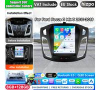 Radio para Auto Hizpo de 9.7 Pulgadas Estilo Tesla para Ford Focus 3 Mk 3 2011 2012 - 2019, Android Auto, 4G, Carplay Inalámbrico, Reproductor Multimedia DSP, Estéreo 2Din, Autoradio, Navegación GPS,