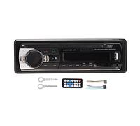 Radio para Automóvil, Receptor Estéreo para Automóvil con CD USB 2.0 Compatible con Control de Voz AI, Reproductor de Radio para Automóvil Manos Libres con Pantalla LED, Conexión Dual para Escuchar Mú
