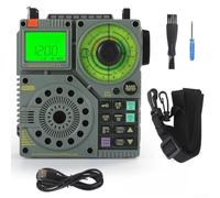 Radio para Banda Completa A320 para dsp FM AM SW AIR VHF Radio | Cobertura total FM, AM, SW, AIR, VHF, clima; chip para dsp estable, recepción clara global