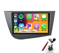 Radio para Coche 4G/64G para S-Eat Leon MK2 2005-2013, Pantalla táctil IPS de 9" 1280P, Bluetooth 5.0, DSP, Android Auto, Carplay, GPS, WiFi, FM/RDS, cámara de visión Trasera K4 Pro Plus