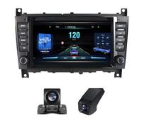 Radio para Coche Android 13 con Pantalla de 7" para Mercedes Benz Clase C W203 2004-2011, Controles en el Volante, CarPlay, Android Auto, Bluetooth 5.0, FM, cámara Trasera y DVR (NF-6)