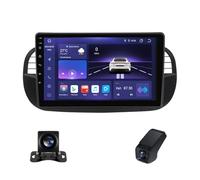 Radio para Coche Android 13,Doble DIN,Pantalla laminada de 9 Pulgadas,Reproductor inalámbrico Android Auto Carplay,BT5.0/Am/RDS/FM/DSP/GPS/WiFi/Control por Voz (Negro,NF-7)
