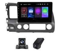 Radio para Coche Android 13 para Honda Civic 2005-2012, Pantalla táctil de 10" con CarPlay y Android Auto, Bluetooth, Controles en el Volante, 4G+WiFi, FM RDS, DVR y cámara Trasera (NF-6)