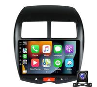 Radio para Coche Android 14 de 10 Pulgadas para Mi-tsubishi ASX 2010-2019 navegación GPS con Carplay Pantalla táctil Bluetooth Reproductor de Alta definición Compatible con Bluetooth USB WiFi Am FM