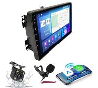 Radio para Coche Android 14 para Fiat 500/500L (2012-2023) - Pantalla QLED de 9", CarPlay inalámbrico, navegación GPS, Sonido Hi-Fi, Bluetooth 5.0, Wi-Fi 5G, Controles en el Volante, RDS, mi