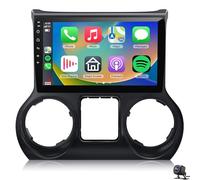 Radio para coche Android 14 para J-eep Wrangler 3 JK Carplay inalámbrico Android Auto pantalla táctil IPS de 10,2" GPS WiFi radio FM cámara de visión trasera AHD mi(Size:4 CORE 1+32G,Color:2016)